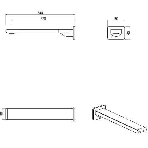 TAPWARE - Beki Bath Spout