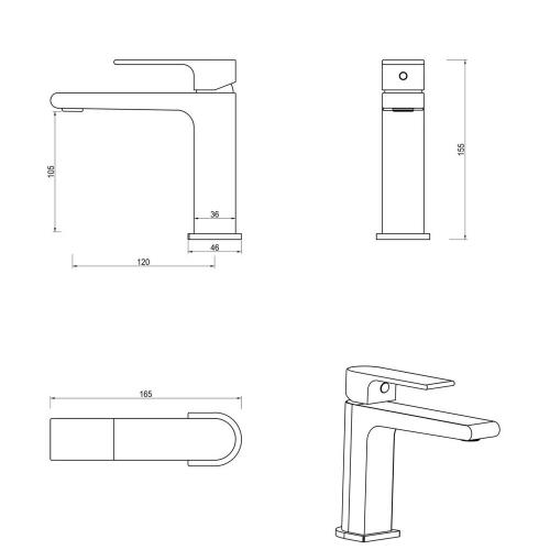 TAPWARE - Beki Basin Mixer