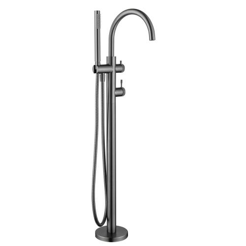 TAPWARE - Mica Fluted Freestanding Bath Mixer with Hand Shower