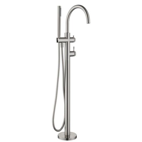 TAPWARE - Mica Fluted Freestanding Bath Mixer with Hand Shower