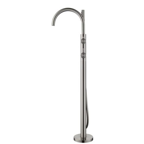 TAPWARE - Mica Fluted Freestanding Bath Mixer with Hand Shower