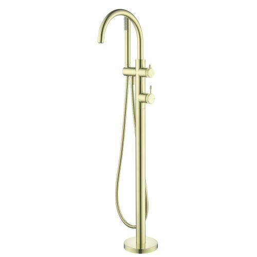 TAPWARE - Mica Fluted Freestanding Bath Mixer with Hand Shower