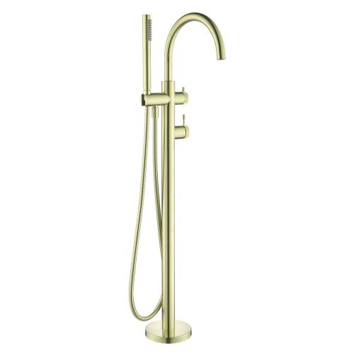 TAPWARE - Mica Fluted Freestanding Bath Mixer with Hand Shower