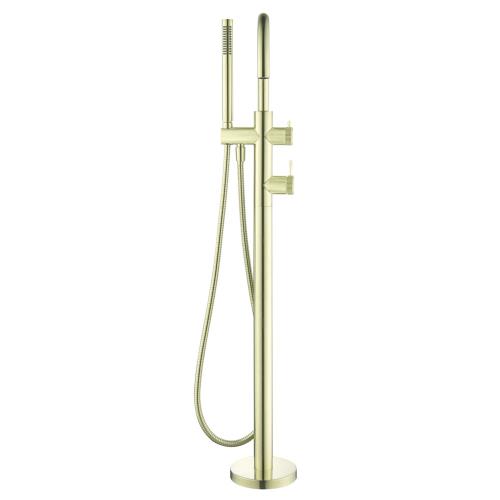 TAPWARE - Mica Fluted Freestanding Bath Mixer with Hand Shower