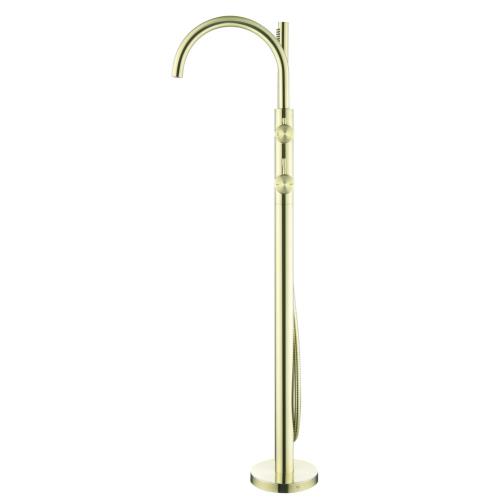 TAPWARE - Mica Fluted Freestanding Bath Mixer with Hand Shower
