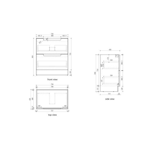 VANITIES - Lovina Floor Vanity