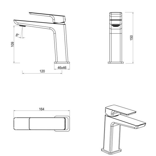 TAPWARE - Tiago Basin Mixer
