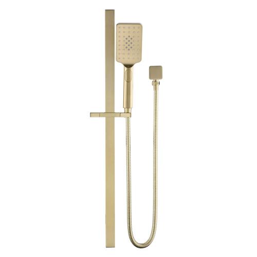 SHOWERS - Cresta Single Shower Rail - Brushed Gold