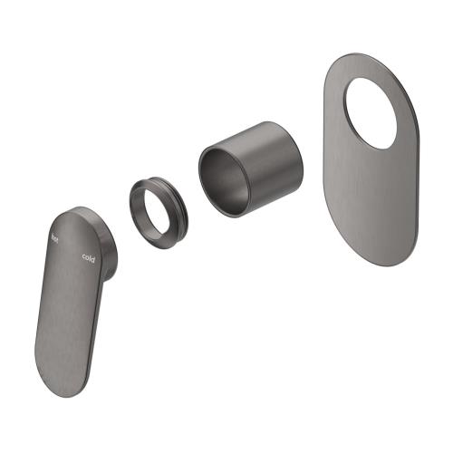 TAPWARE - Lantra Shower Mixer - Oval Plate - Gunmetal