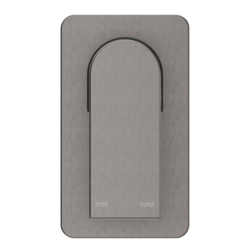 TAPWARE - Beki Shower Mixer - Square Plate - Gunmetal