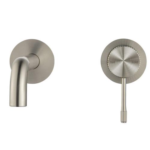 TAPWARE - Mica Fluted Wall-Spout Combo - Brushed Nickel