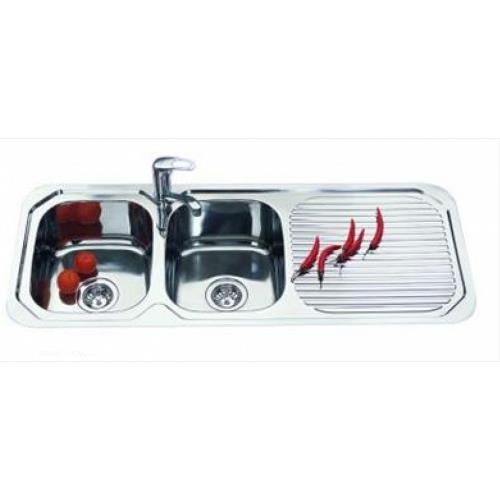 KITCHEN & LAUNDRY - 1180 Double Bowl Kitchen Sink