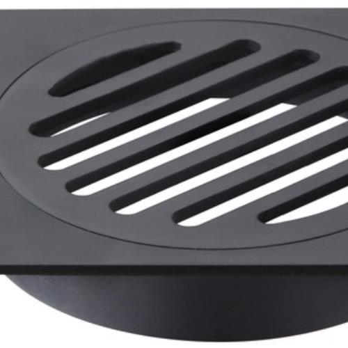 SHOWERS - BLACK Square Floor Waste