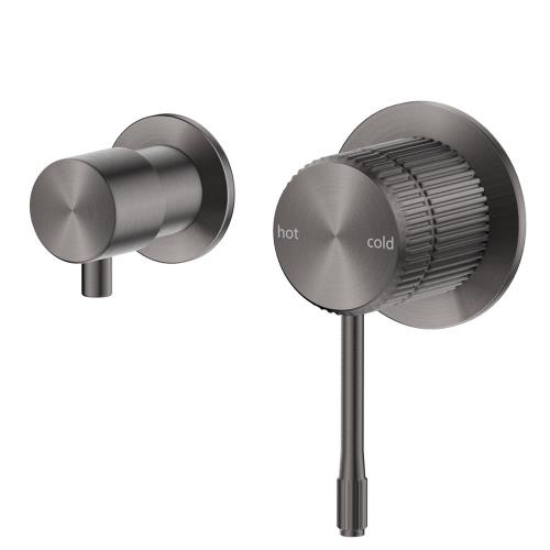 TAPWARE - Mica Fluted Shower Mixer Diverter - Sideways