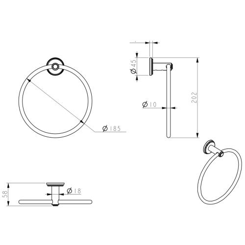 ACCESSORIES - Mica Heritage Towel Ring