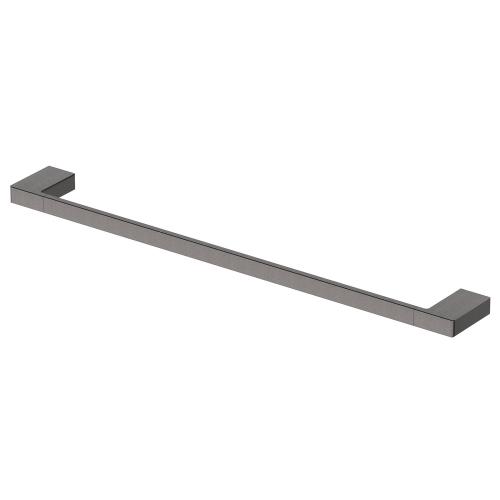 ACCESSORIES - Milos Single Towel Rail - Gun Metal Grey