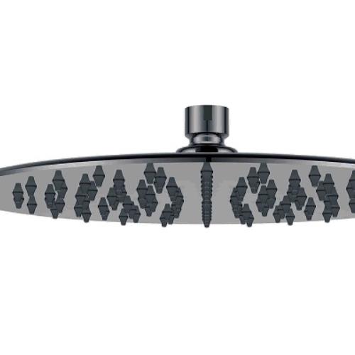 TAPWARE - 250mm Round Shower Head - Black (Matt)