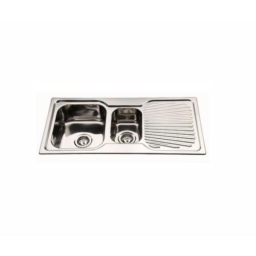 KITCHEN & LAUNDRY - 980mm 1 and 1/2 Bowl Kitchen Sink