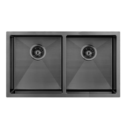 KITCHEN & LAUNDRY - Atlas Double Square Under Mount Sink