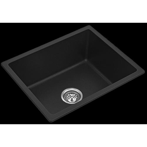 KITCHEN & LAUNDRY - BLACK Single Bowl Sink