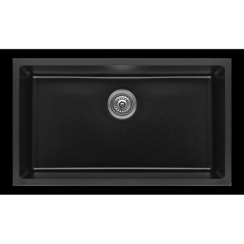 KITCHEN & LAUNDRY - BLACK Single Bowl Sink - LARGE