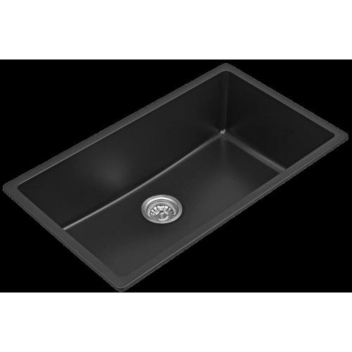 KITCHEN & LAUNDRY - BLACK Single Bowl Sink - LARGE