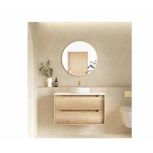 VANITIES - Byron Wall Hung Vanity Range - Natural Oak, 900mm