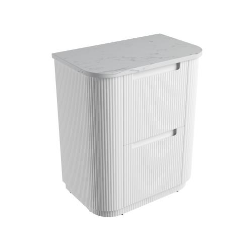 VANITIES - Curva Floor Vanity w/ Premium Stone Top