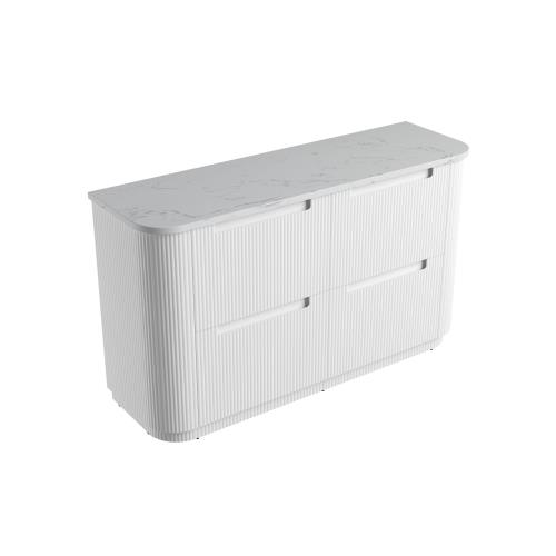 VANITIES - Curva Floor Vanity w/ Premium Stone Top