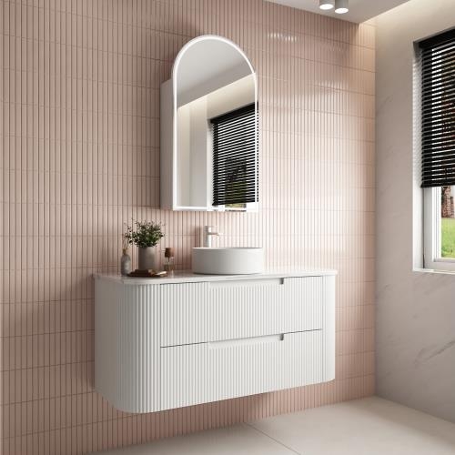 VANITIES - Curva Wall Hung Vanity Cabinet Only