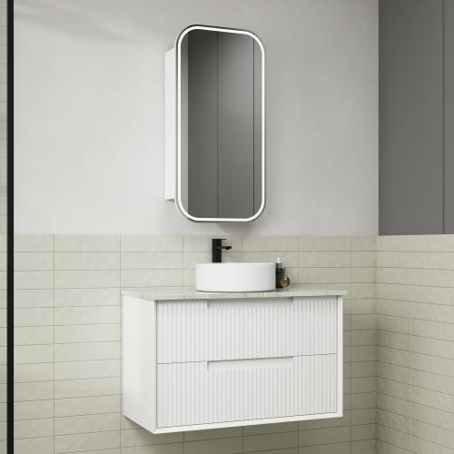 VANITIES - Flauto Wall Hung Vanity Cabinet Only