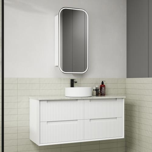 VANITIES - Flauto Wall Hung Vanity Cabinet Only