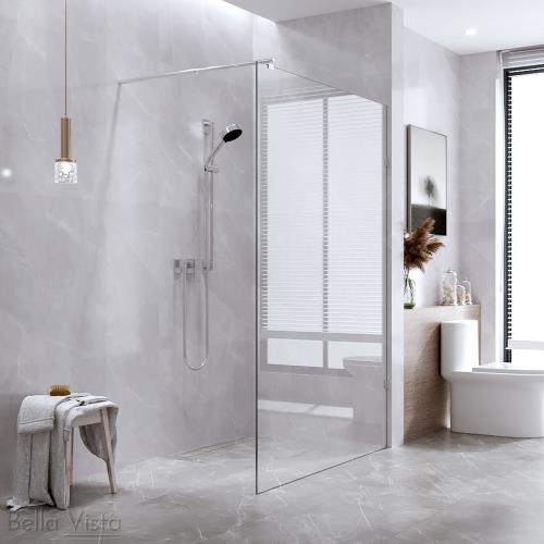 SHOWERS - Frameless Glass Fixed Panel Shower Screen