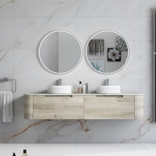 VANITIES - Hamilton Wall Hung Vanity w/ Stone Top