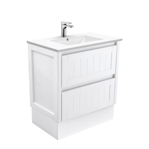 VANITIES - Hampton Floor Vanity - 750mm, Ceramic Top