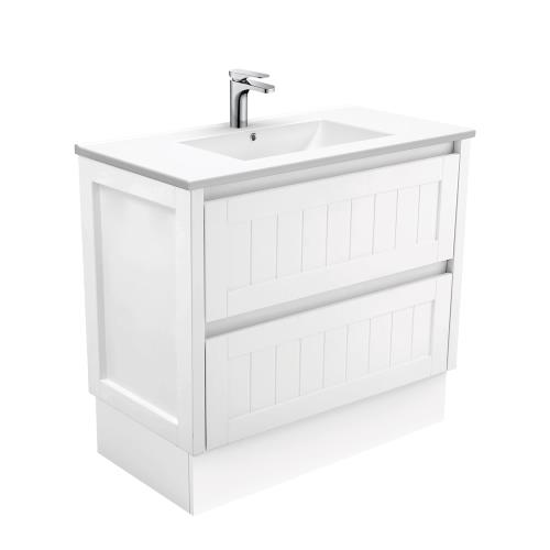 VANITIES - Hampton Floor Vanity - 900mm, Ceramic Top