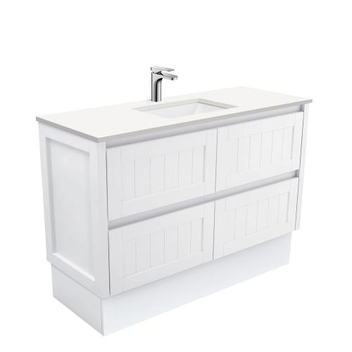 VANITIES - Hampton Floor Vanity - 750mm, Stone Top and Undermount Bowl