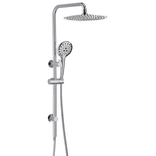 TAPWARE - Ideal Round Double Shower on Rail