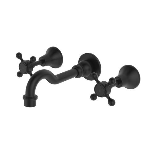 TAPWARE - Lillian Basin/Bath Wall Set - Black (Matt)