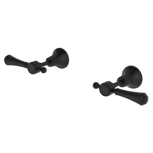 TAPWARE - Lillian Lever Wall Top Assemblies - Black (Matt)