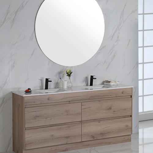 VANITIES - Max Floor Vanity w/ Stone Top Undermount Bowl