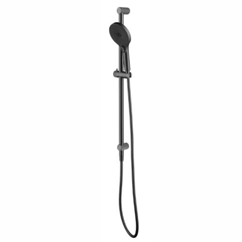 TAPWARE - Mica Shower Rail - Inbuilt Inlet - Gun Metal Grey