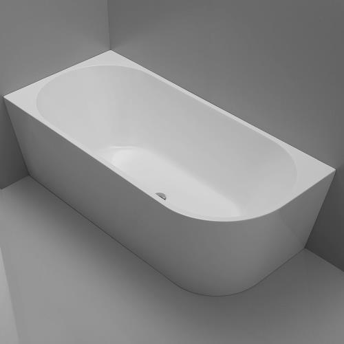 BATHS - MILAN Free Standing Corner Bath Tub - 1400mm, 1500mm, 1700mm, Left Hand