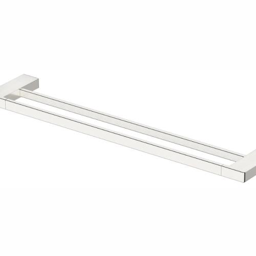 ACCESSORIES - Milos Double Towel Rail - Brushed Nickel