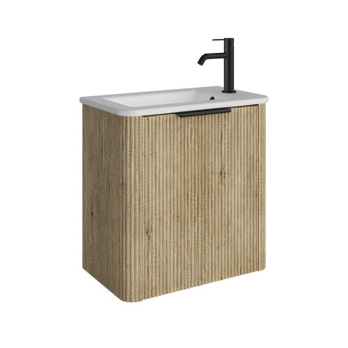  - Minka Mini Wall Hung Vanity - Scandi Oak