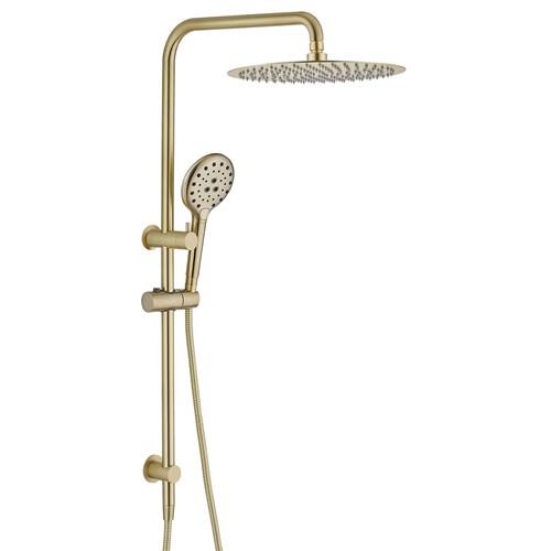 TAPWARE - Parker Brushed Gold Double Shower on Rail