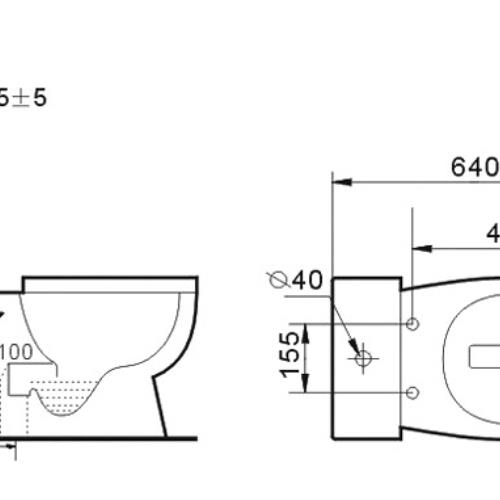 TOILETS - Rome S Trap Toilet Suite