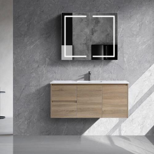 VANITIES - Royce Wall Hung Vanity w/ Stone Top Undermount Bowl