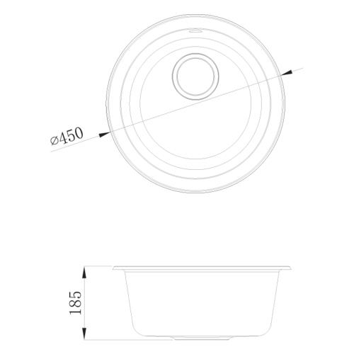 KITCHEN & LAUNDRY - Sierra Composite Round Sink