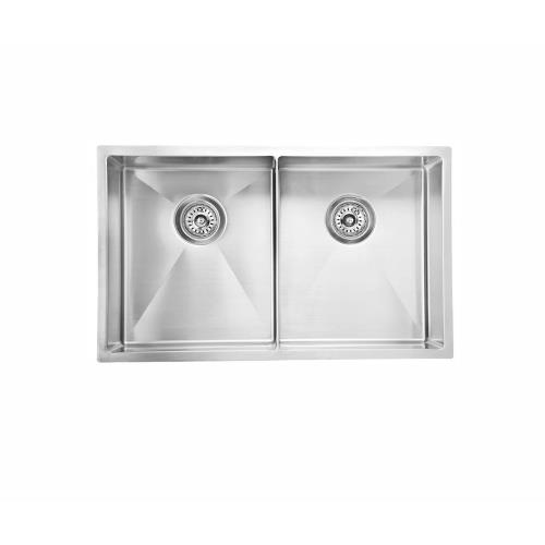 KITCHEN & LAUNDRY - Stainless Steel Double Bowl Sink